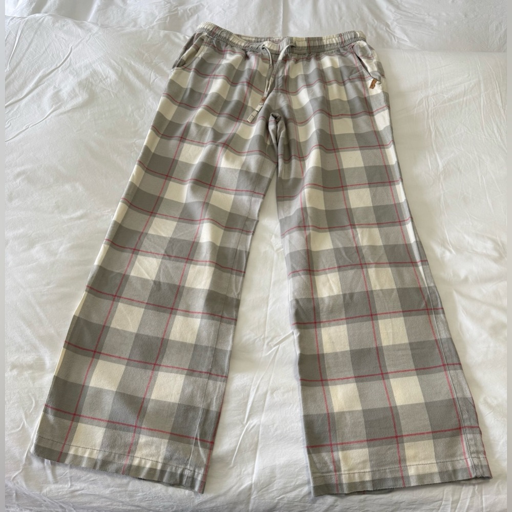 Tentree | Women’s Large | Ember PJ Pants Pull On Plaid Cotton Tencel Pockets